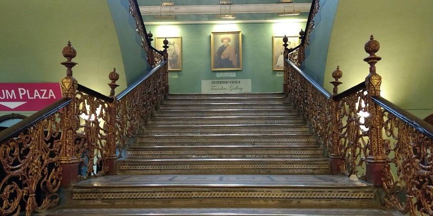 Stairs leading to the Rani Baug Museum, one of the best places nearby