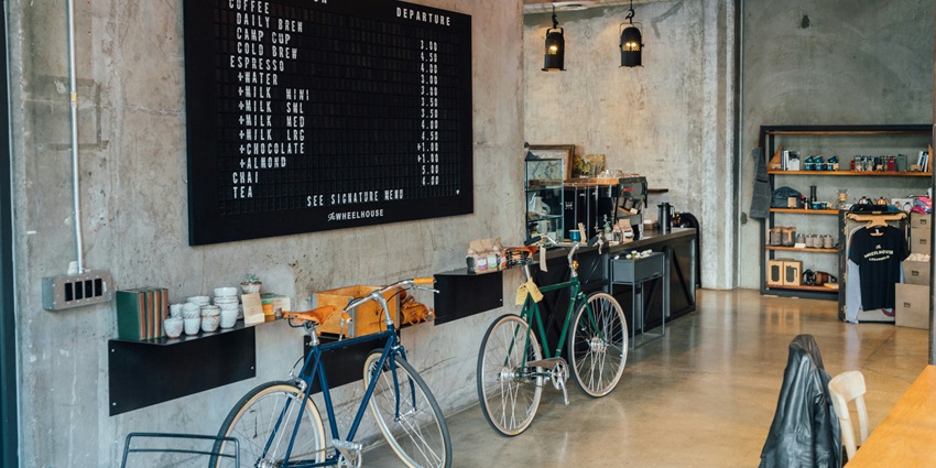 An inside view of Rasraj Cafe, Maharashtra featuring aesthetic vibes and beautiful decor.