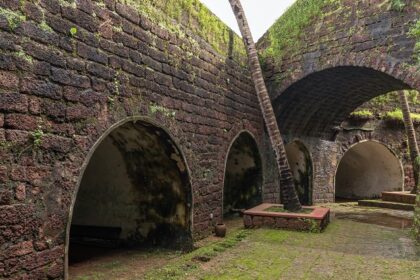 Image of holding cells that tell tales of a time gone by at the Reis Magos Fort