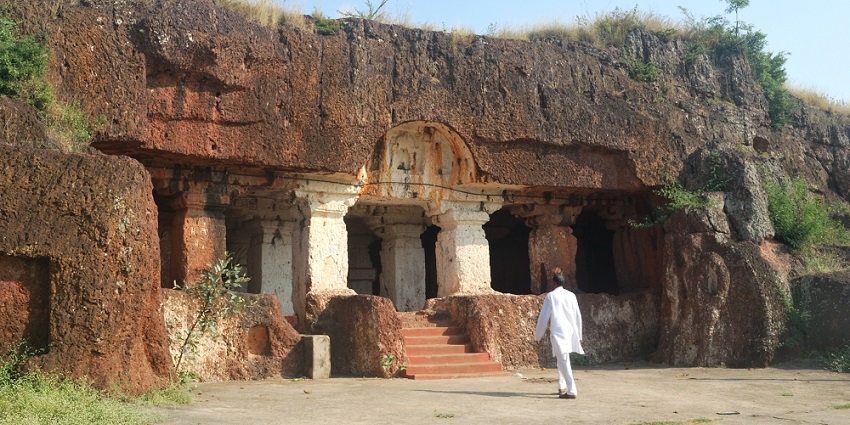 Kharosa Leni rock-cut caves, a key thing to see in Latur, showcasing ancient history.