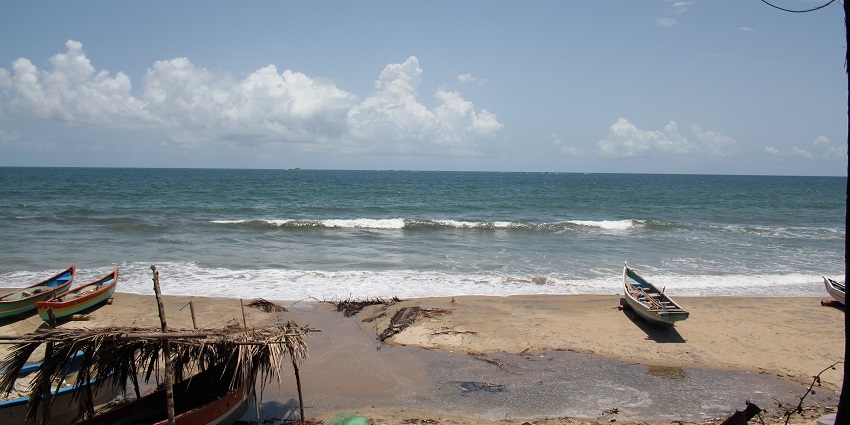 Serene Tarkarli Beach with clear blue waters and golden sands during the daytime