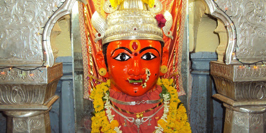This is dedicated to Renuka, the mother of Lord Parshuram, an incarnation of Goddess Durga.