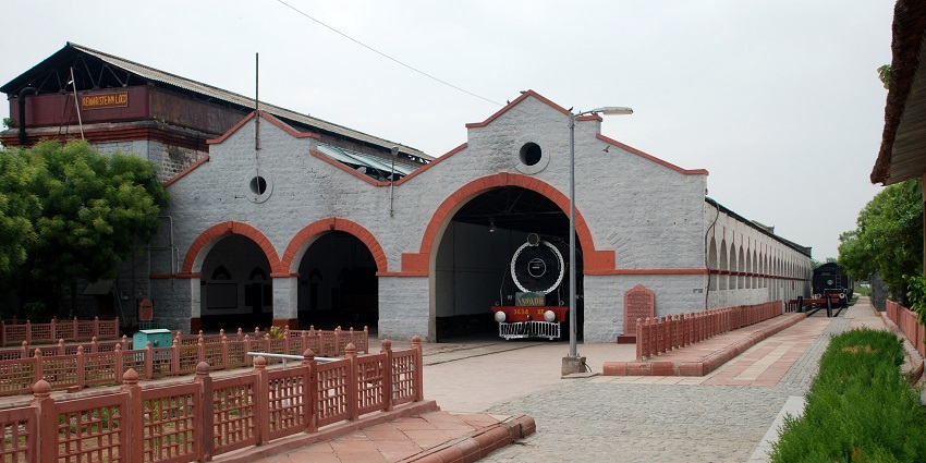 Rewari Heritage Railway Museum, showcases history of railways to travellers.