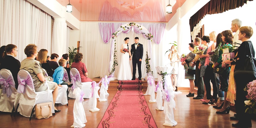 Party places in Jodhpur feature an elegant venue ideal for weddings and special celebrations outdoors.