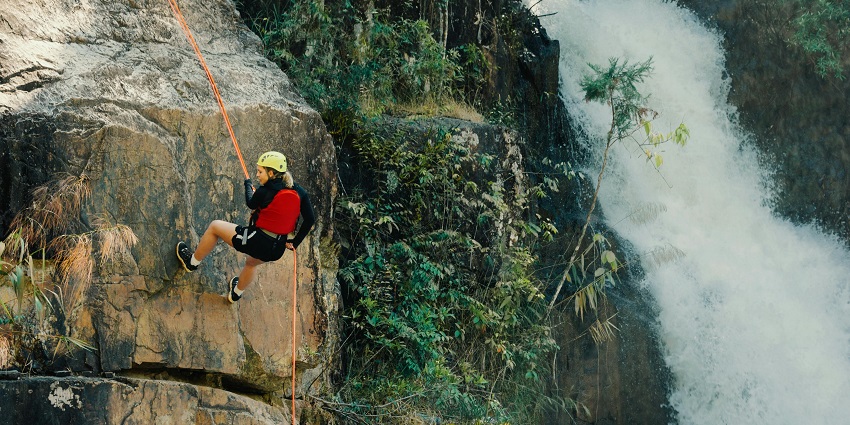 Rock climbing on majestic peaks is one of the adventure things to do in Bangalore.