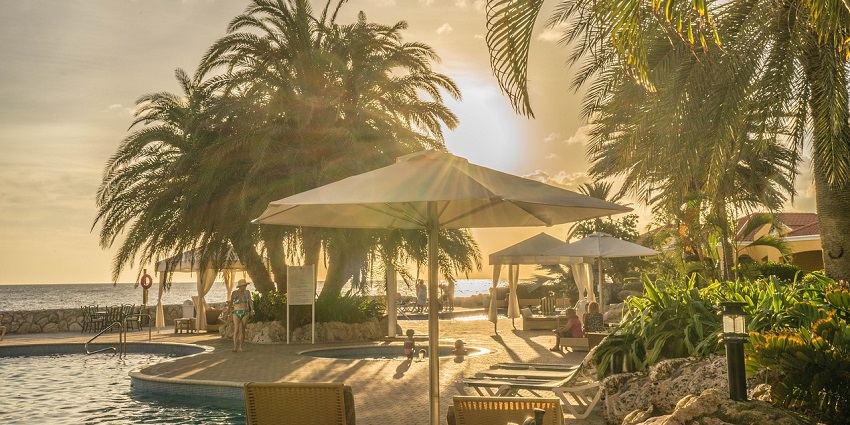 A unique cabana style seating at SNORT in hi-tech city.