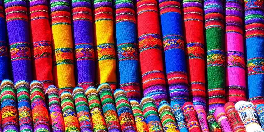 Buy wholesale textiles at Sadar Bazaar while street shopping in Gurgaon.