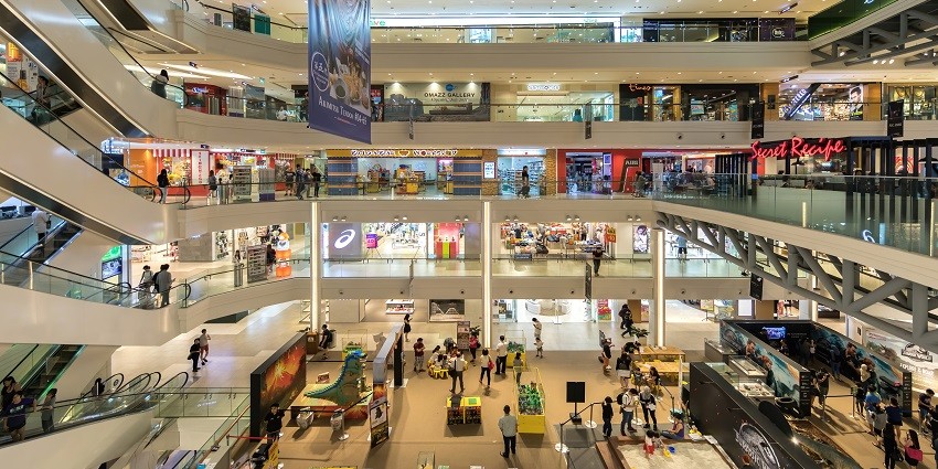 Snapshot of the marketing plaza and its interiors which is the best spot for shopping