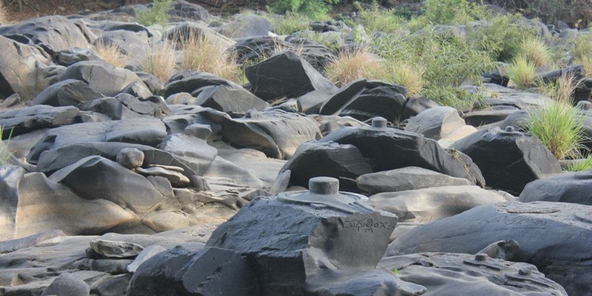 Sahasralinga features ancient rock carvings, serene rivers, and cultural heritage.