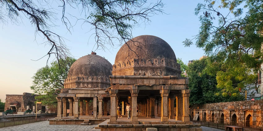 The Sajra and Gojra Forts, a tourist attraction near Amirthi Zoological Waterfalls.
