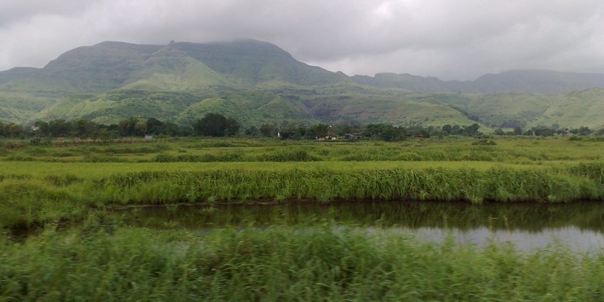 Picturesque view of the Salher Fort trek, offering a serene escape into the nature