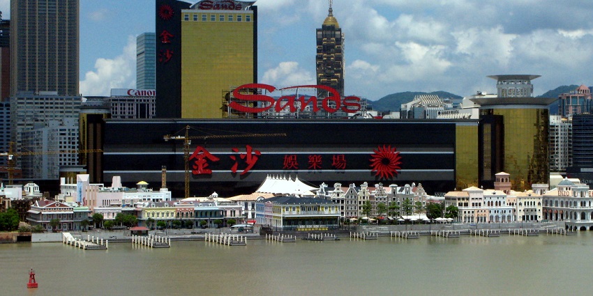 A glimpse of Sands Macau, the first and best casino in Macau that is foreign-operated.