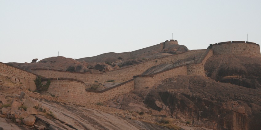 Sandur Fort in the alluring town of Sandur .
