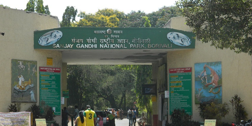 Main gate entry to Sanjay Gandhi National Park, one of the best national parks in Maharashtra.