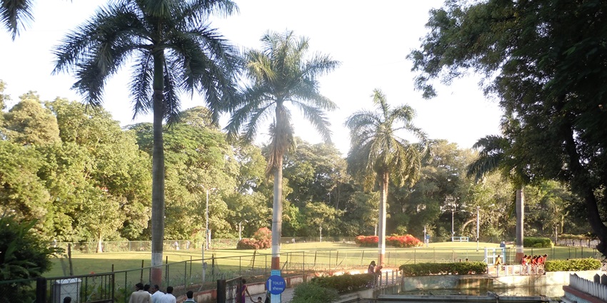 Image of Saras Bagh surrounded by lush greenery - setting one of the best places to explore near Kharadi