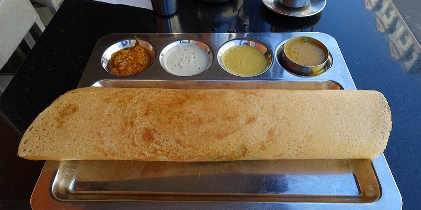Internationally acclaimed chain serving authentic vegetarian South Indian food
