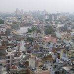 A view of the gorgeous Delhi skyline.