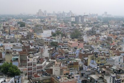 A view of the gorgeous Delhi skyline.