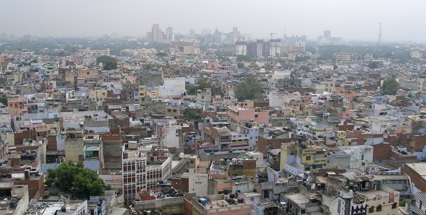 A view of the gorgeous Delhi skyline.