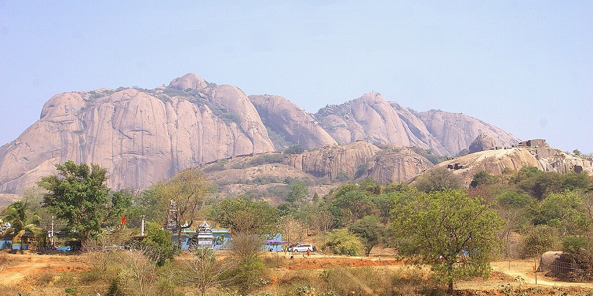 Savanadurga is a large monolith hill with trekking and ancient temples and is a top place to visit in Kanakapura