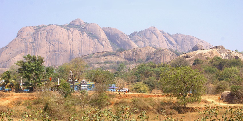Savandurga Hill is among the places to visit near Bangalore in the summer for tourists.