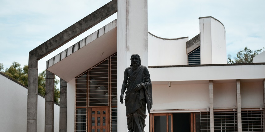 A view of Savitri Bhawan, one of the educational tourist attraction in Tamil Nadu.
