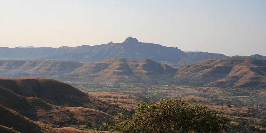 Landscape captured from the Pabe Ghat in one of the beautiful things to see in Panshet.
