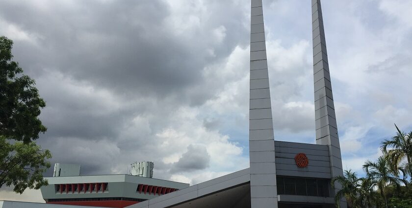 An exterior view of the museum in Singapore that is visited by Science enthusiasts.