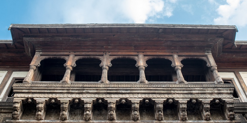 A view of Shaniwar Wada which is a popular attraction near Dagdusheth Ganpati temple in Pune.