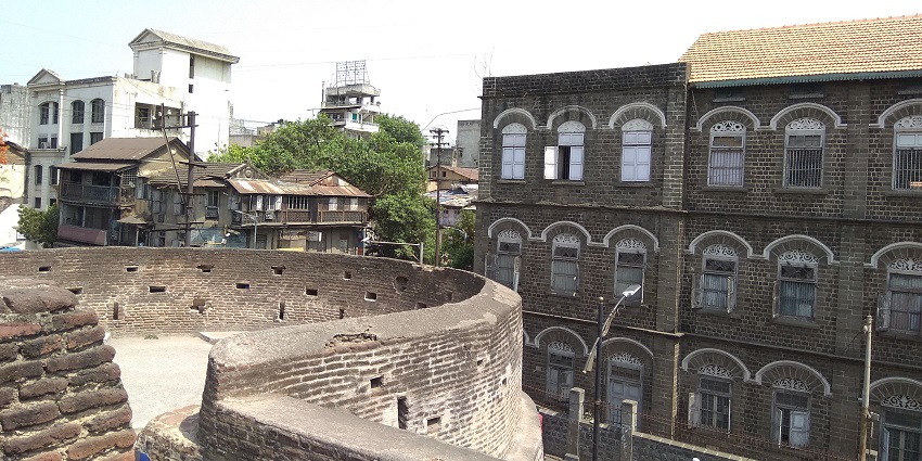 A view of from Shaniwar Wada, a historical fortification and famous place in the city.