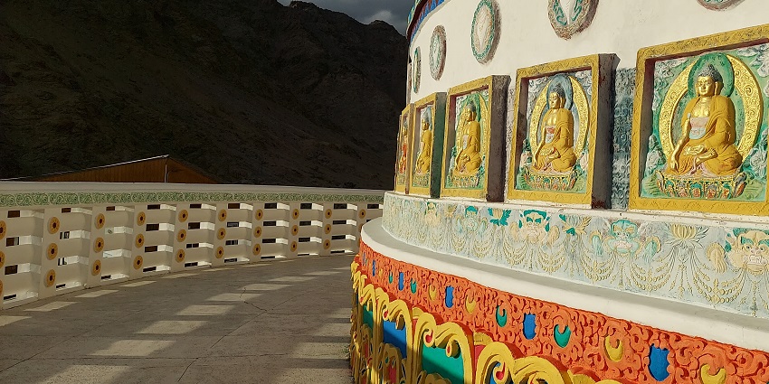 Shanti Stupa is one of the best shrines, famous for its breathtaking views and spirituality.