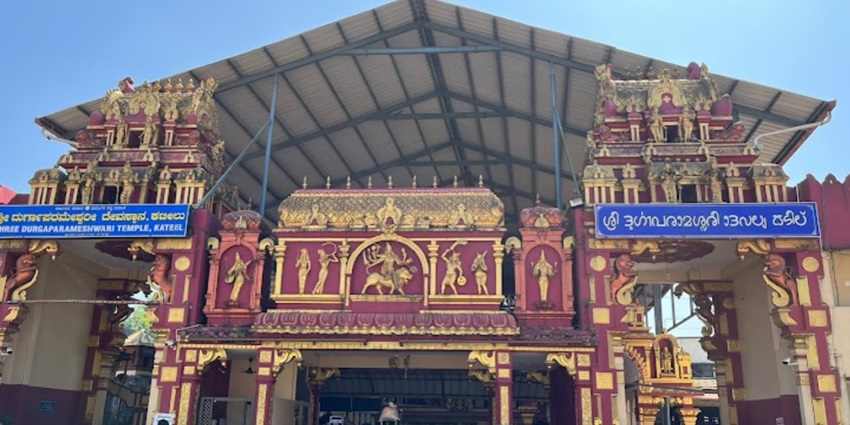 Snapshot of the beautiful Shantika Parameshwari Temple, iconic places to visit in Kumta