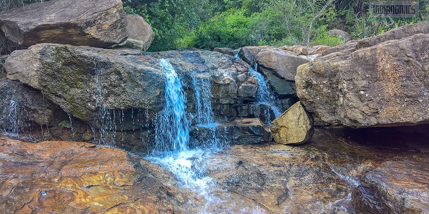A representative picture of Devi Falls in Courtallam, a serene natural spot.