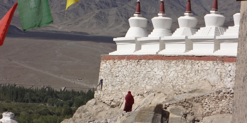 Located on a hillock in Shey, a small village, this holy shrine draws thousands of visitors.