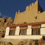 Front view of Shey Monastery and Shey Palace.