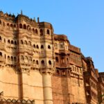 Side angle view of the Shivaji fort, one of the historical secret of Maharastra