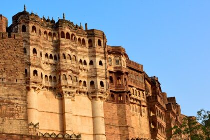 Side angle view of the Shivaji fort, one of the historical secret of Maharastra