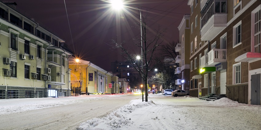 An image of Shiva Nagar at twilight jokingly contrasted with the storytelling atmosphere.