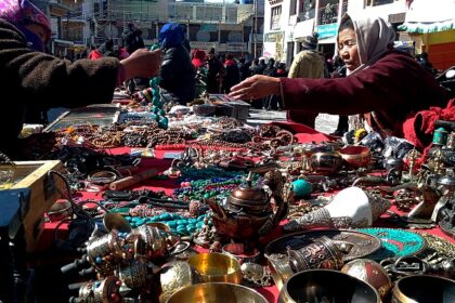 Shop for antique jewellery, Pashmina shawls and thangka paintings at the Leh markets