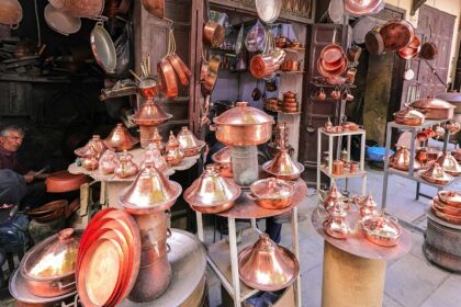 View of a shop in Panchavati market, one of the places for shopping in Nashik for devotional things