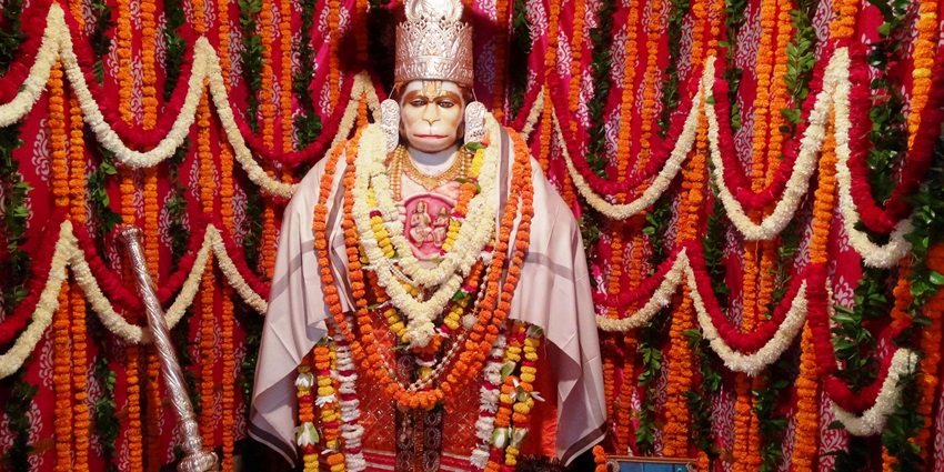 Shree Hanuman Ji Temple, a peaceful place offering a sense of spirituality and serenity.