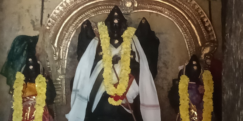Picture of lord Murugan In Sikkal Singaravelan Temple in Tanjore