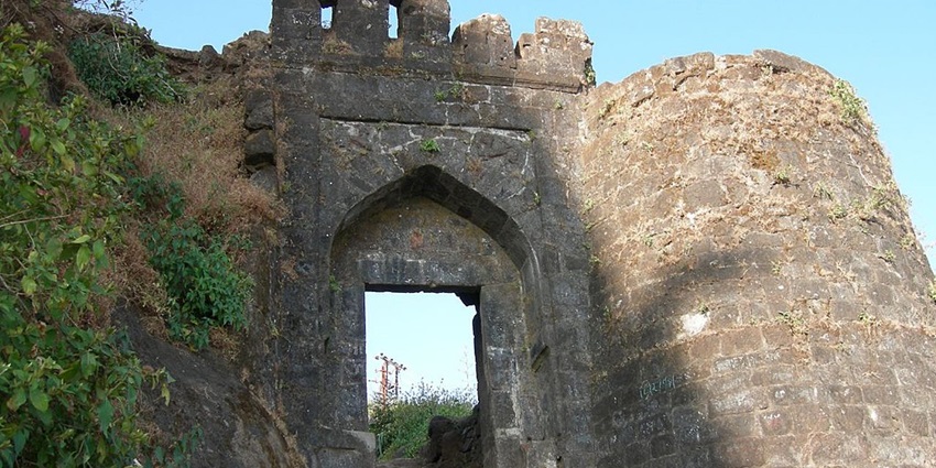 A front view of the famous tourist attraction of the region exuding rustic charm.