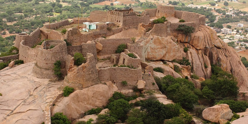 Aerial view of Sira, a place to visit near Tumkur.