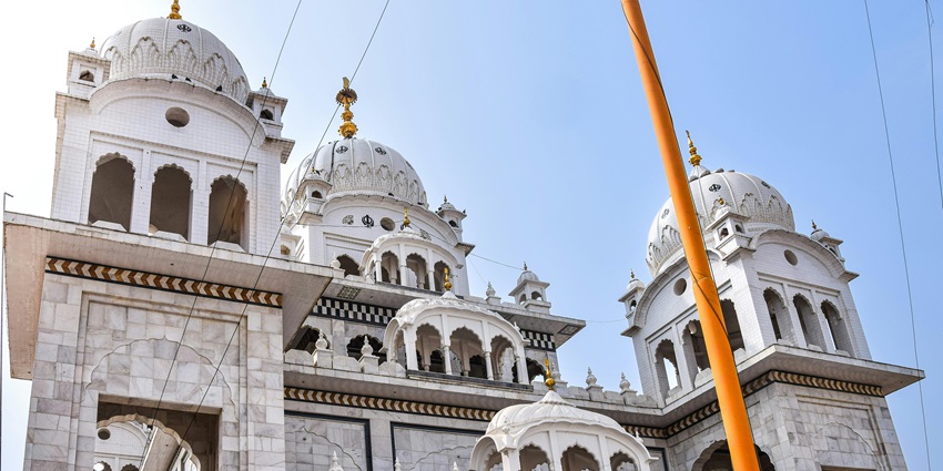 An view of Gurdwara Fatehgarh Sahib which is one of the prominent places to see in Punjab.