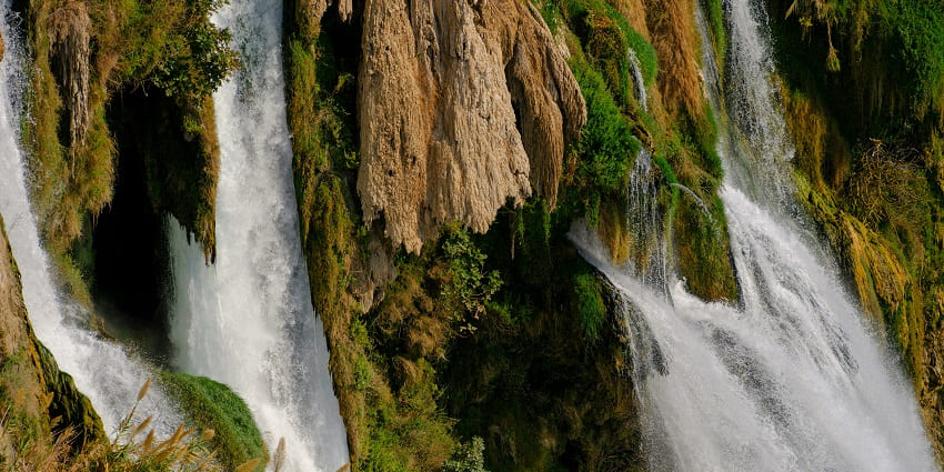 The Siruvani Waterfalls have rejuvenated water containing minerals