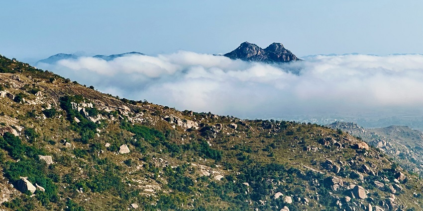 Visiting the lush green beauty of Skandagiri is one of the top things to do in Nandi Hills.