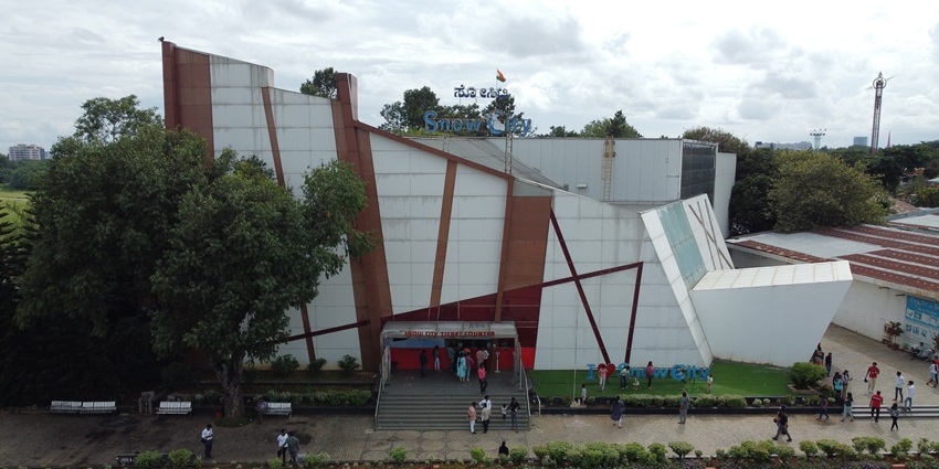 The interior of Snow City, a must-visit place to visit in Bangalore with friends