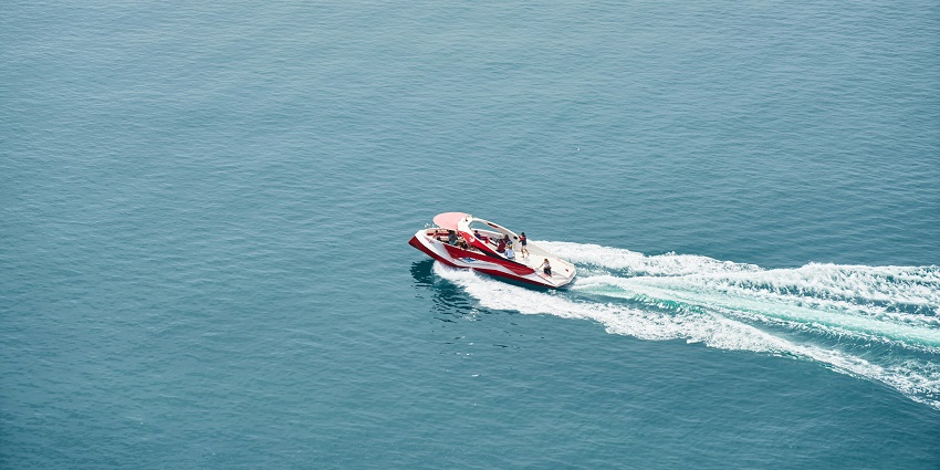 image of bird's eye view of boat during daytime - best water sports in mumbai