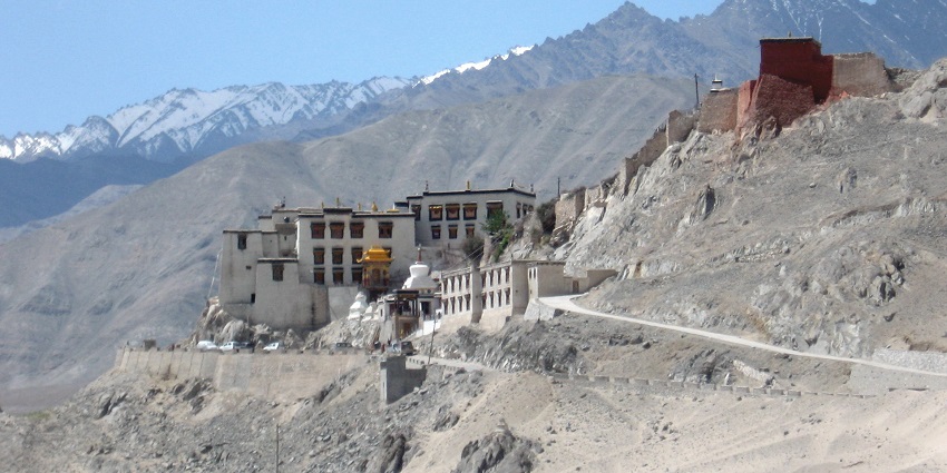 Spituk Monastery is an alluring place of worship in Ladakh that exemplifies Buddhist culture